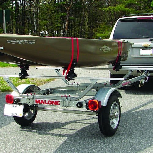 Malone MicroSport Trailer for Kayaks, Canoes, Bikes, SUPs, etc 9