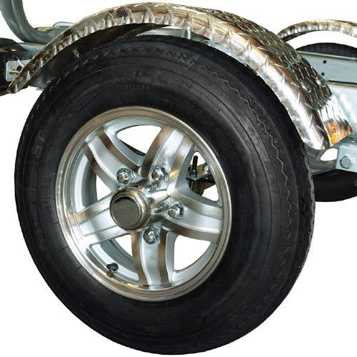 Malone Aluminum Spare Tire Kit for Malone MicroSport Trailers 2