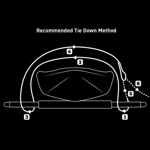 Rhino-Rack 11.5 Foot Rapid Straps w/ Buckle Protector RTD35P 4