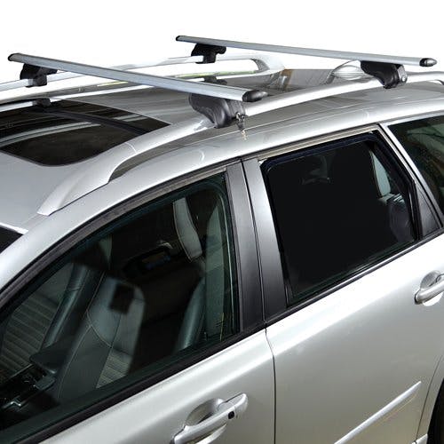 Malone AirFlow2 Raised Rail Roof Rack 50 Inch / Silver