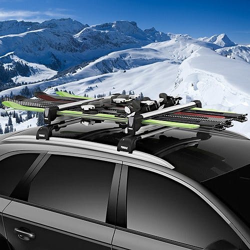 Thule SnowPack Extender L Ski Snowboard Carrier Silver