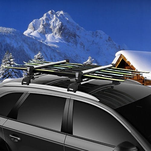 Thule SnowPack L Ski Snowboard Carrier Silver