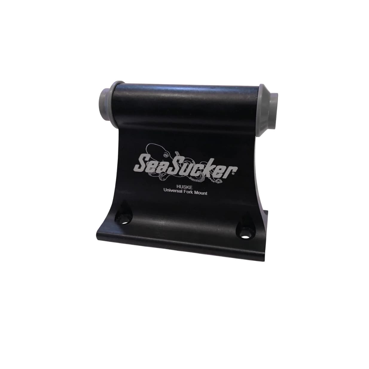 SeaSucker 12x100 HUSKE Plugs inside fork mount body on white background